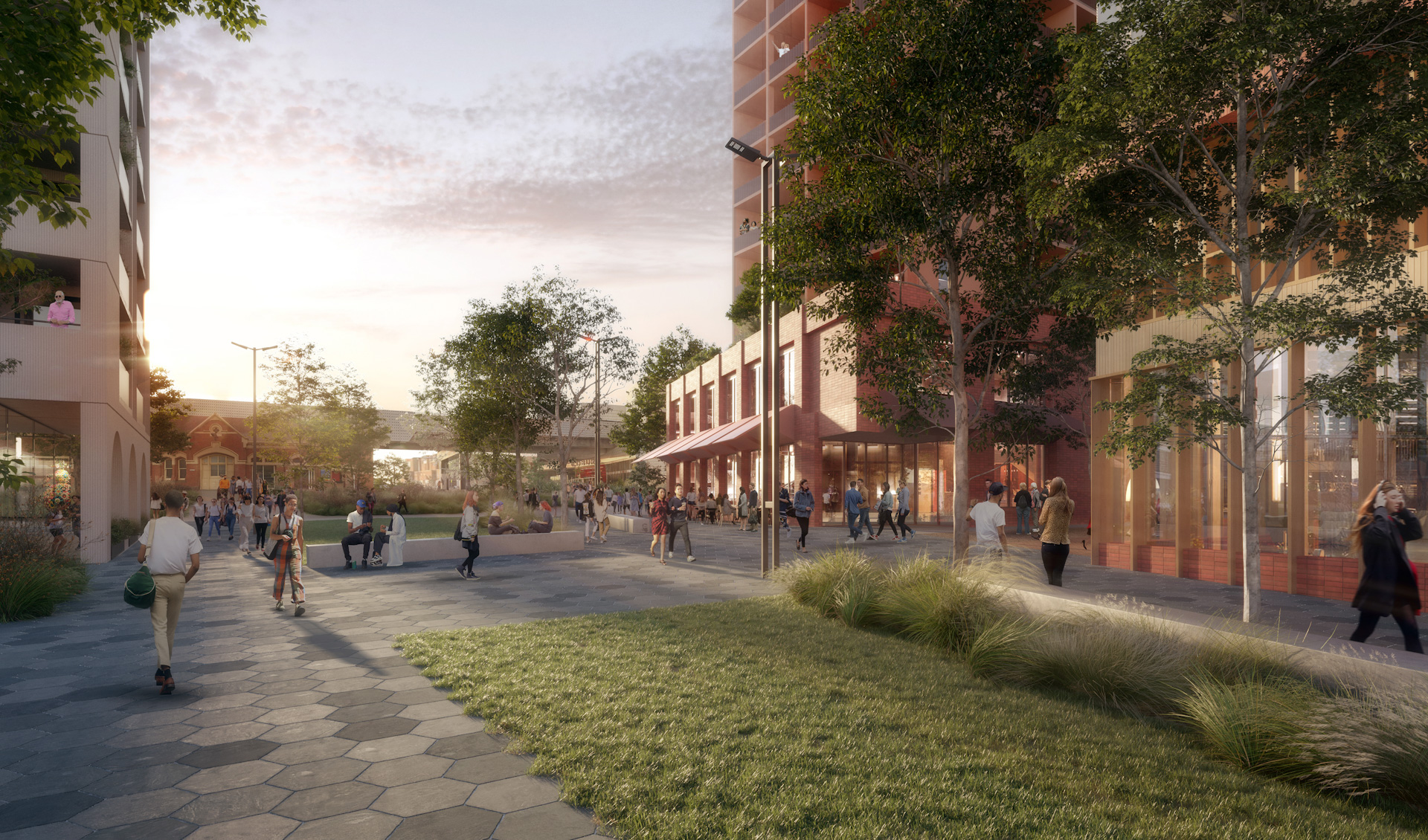 Future: An artist's impression of the waterfield west site as it may look in the future.