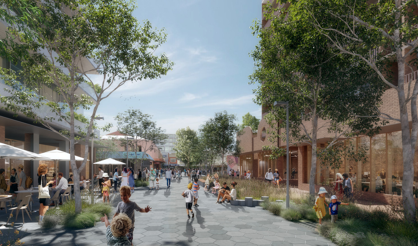 Future: Artist's impression of the future Vic Mall