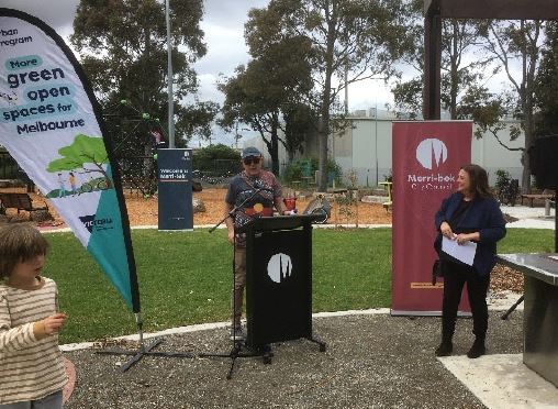 Wurundjeri Elder Uncle Tony Garvey opens Gilpin Park