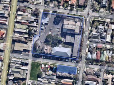 Ariel view of the site at 31 The Avenue Coburg 